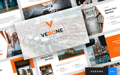 Verone - Logistics &amp; Transport Presentation - Keynote template