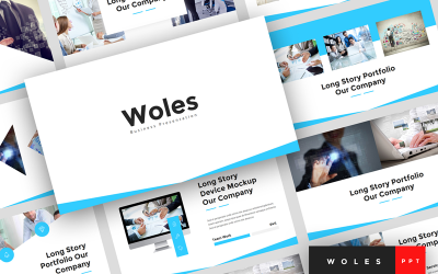 Woles - 商务演示文稿的PowerPoint模板