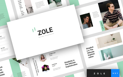 Zole - Minimal Presentation - Szablon Keynote