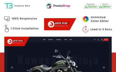 Auto Plus - Tema de PrestaShop para tienda de piezas de automóvil