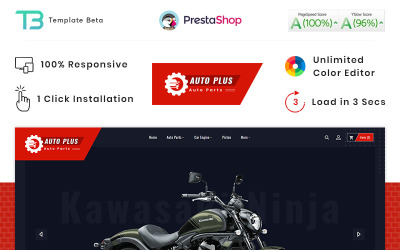 Auto Plus - Thème PrestaShop pour Auto Part Store