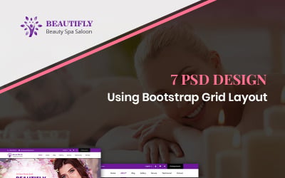 Beautifly - PSD шаблон Beauty Spa