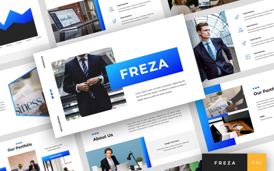 Freza - Presentation av Pitch Deck Google Slides