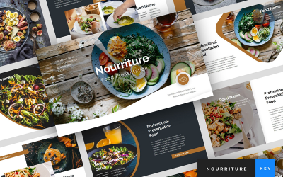 Nourriture - Presentación de alimentos y bebidas - Plantilla de presentación