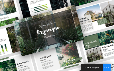 Organique - Botanical Presentation - Keynote template