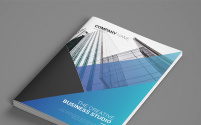 Sistec Bifold broschyr - mall för företagsidentitet