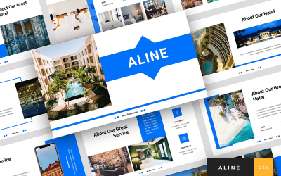Aline - Hotellpresentation Google Slides