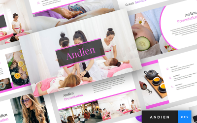 Andien - Spa &amp;amp; Beauty Presentation - Modello di keynote