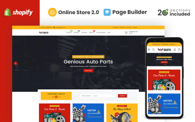 Auto Gusto Parts Store Shopify Teması