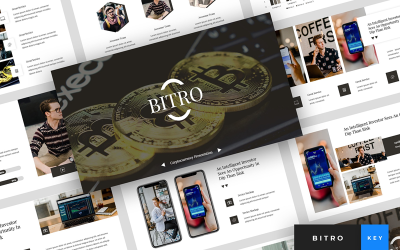 Bitro - Présentation de la crypto-monnaie - Modèle Keynote