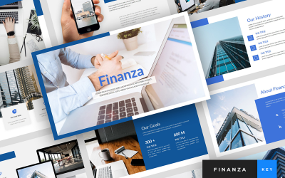 Finanza - Ekonomipresentation - Keynote-mall