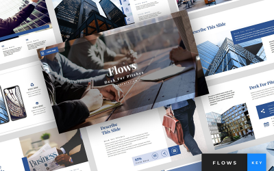 Flows - Pitch Deck Präsentation - Keynote Vorlage