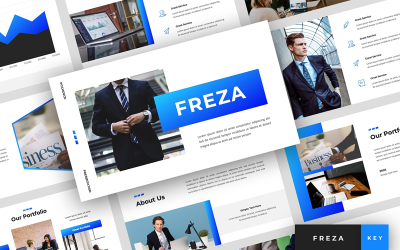 Freza - Pitch Deck Presentation - Szablon Keynote