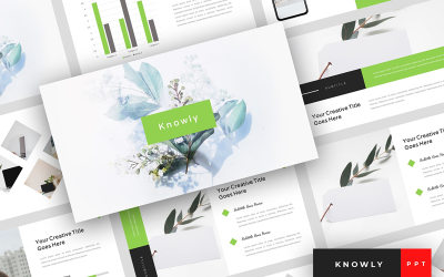 Knowly - Clean Presentation PowerPoint template