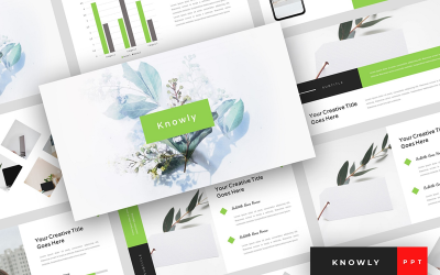 Knowly - Ren presentation PowerPoint-mall