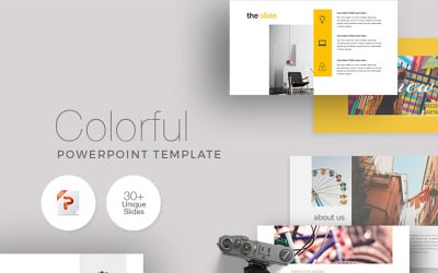 Colorful Business Presentation PowerPoint template