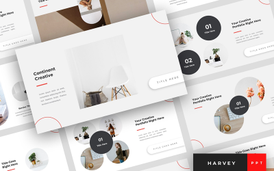 Continent - Creative Presentation PowerPoint template