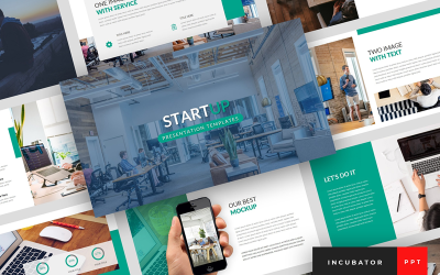 Incubator - Startup Presentation PowerPoint template