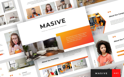 Masive - Шаблон презентации интерьера PowerPoint