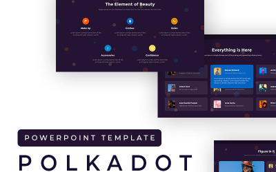Polkadot PowerPoint sablon