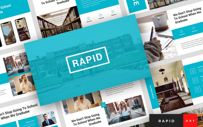 Rapid - Oktatási, egyetemi és iskolai bemutató PowerPoint sablon