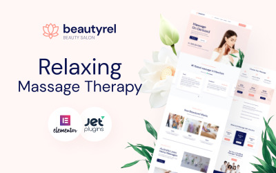 Beautyrel - Relaxing Massage Therapy WordPress Theme