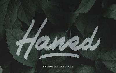 Haned | Carattere tipografico maschile