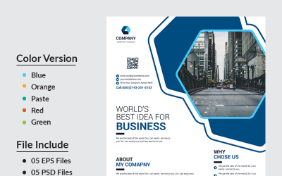 Nahian Business Flyer - Vorlage für Unternehmensidentität