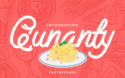 Qunanty | Paztapeface cursief lettertype