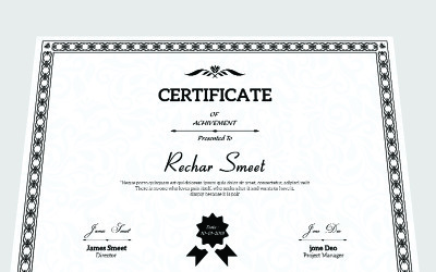Rechar Achievement Certificate Mall