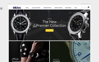 Reszponzív Okloc - Watch Shop Magento sablon 88387