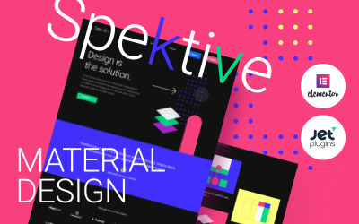 Spektive - Legible And Neat Material Design WordPress Theme