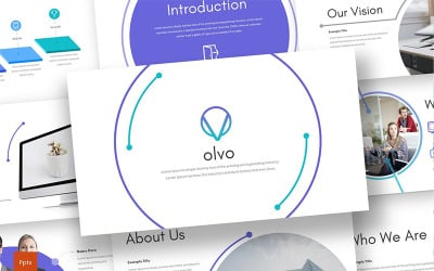 奥尔沃的PowerPoint模板