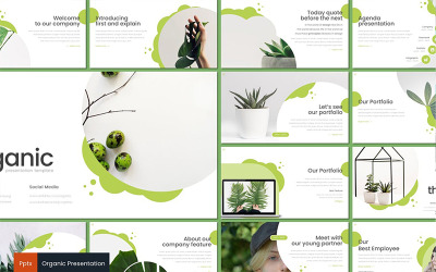 Ekologisk PowerPoint-mall