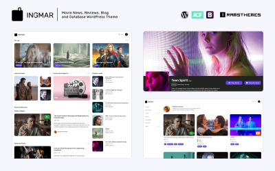 INGMAR - Movie News, Rezensionen, Blog und Datenbank WordPress Theme