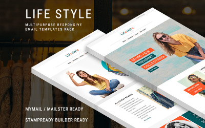 Estilo de vida - modelo de boletim informativo por e-mail responsivo