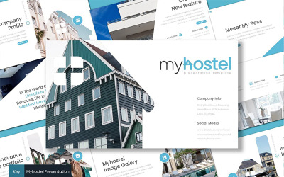Myhostel - Keynote sablon