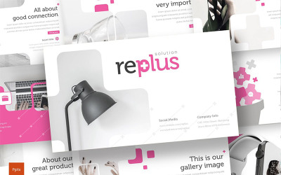 Replus PowerPoint模板
