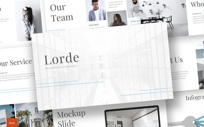 Шаблон Lorde PowerPoint