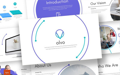 Шаблон Олво PowerPoint