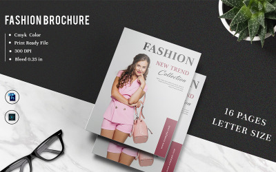 Sistec Fashion Lookbook Magazine - Huisstijlsjabloon