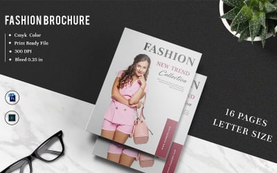 Sistec Fashion Lookbook Magazine - Vorlage für Unternehmensidentität