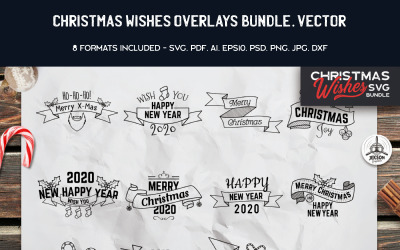Christmas Wish Overlays - Illustration