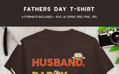 Férj Daddy Hero - póló kialakítás