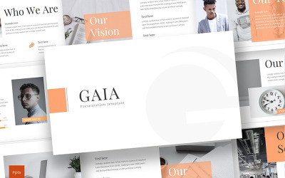 Gaia PowerPoint modelo