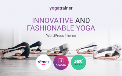 Gloria Miles - Fitness Wellness &amp;amp; Yoga Studio WordPress Theme