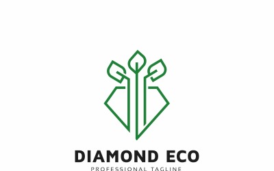 Gyémánt Eco logó sablon