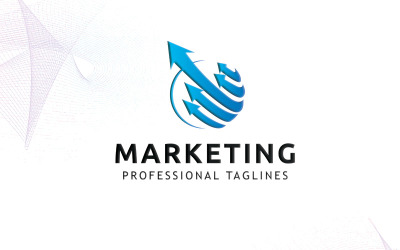 Modelo de logotipo de marketing