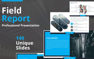 Szablon raportu terenowego PowerPoint