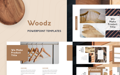 WOODZ Sjablonen PowerPoint presentatie